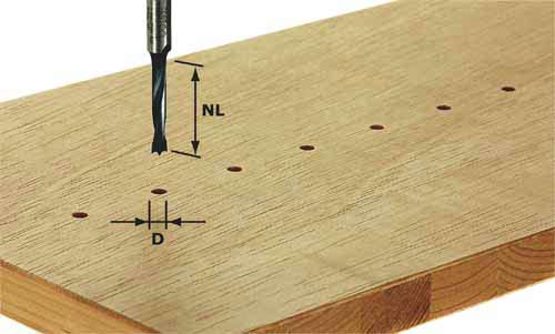 Festool pluggbor; 8x53 5 mm